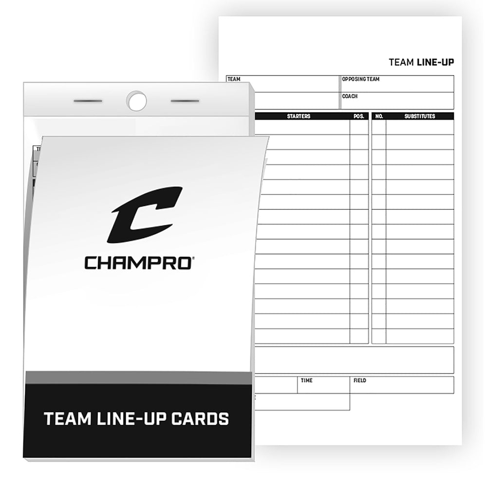 Team Line-Up Cards