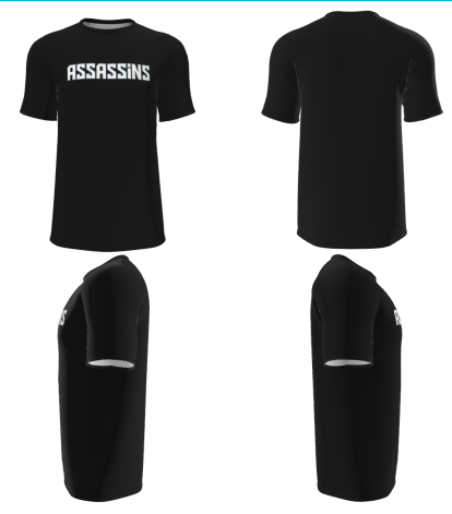 Assassins Black Dri-Fit T-Shirt
